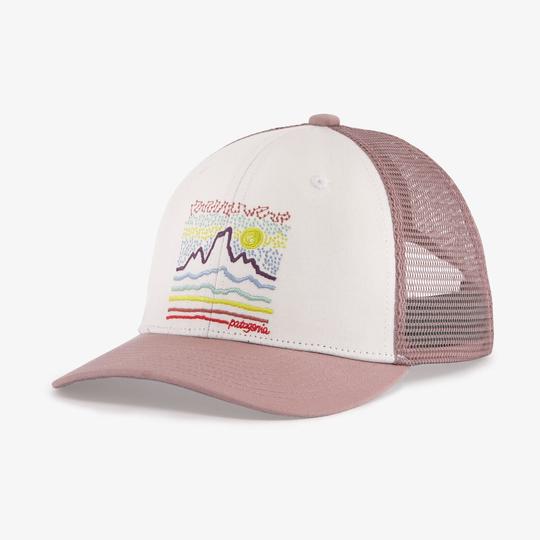 Patagonia Trucker Hat- Fitz Roy Starshine: White