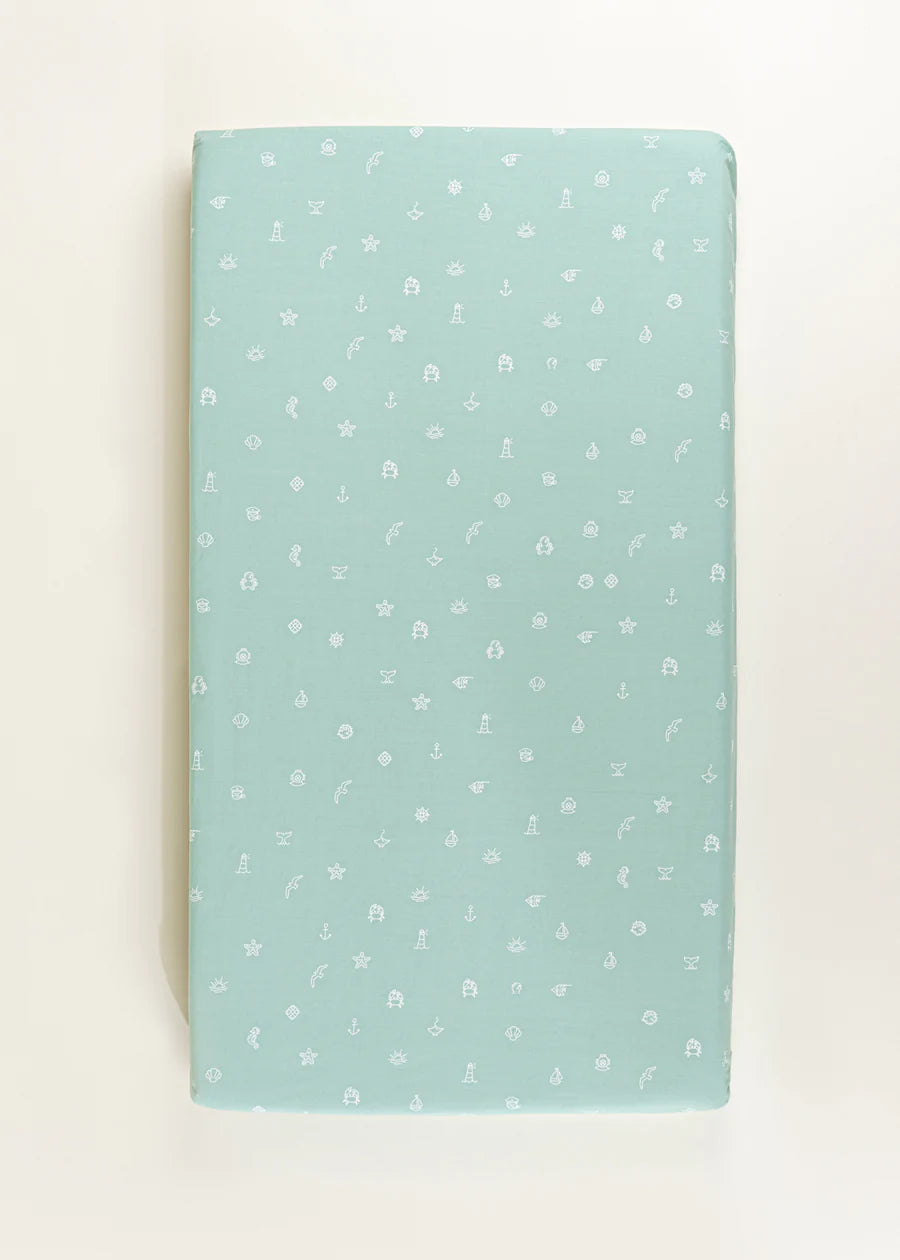 100% Organic Cotton Fitted Crib Sheet BALTIK - PICTOS