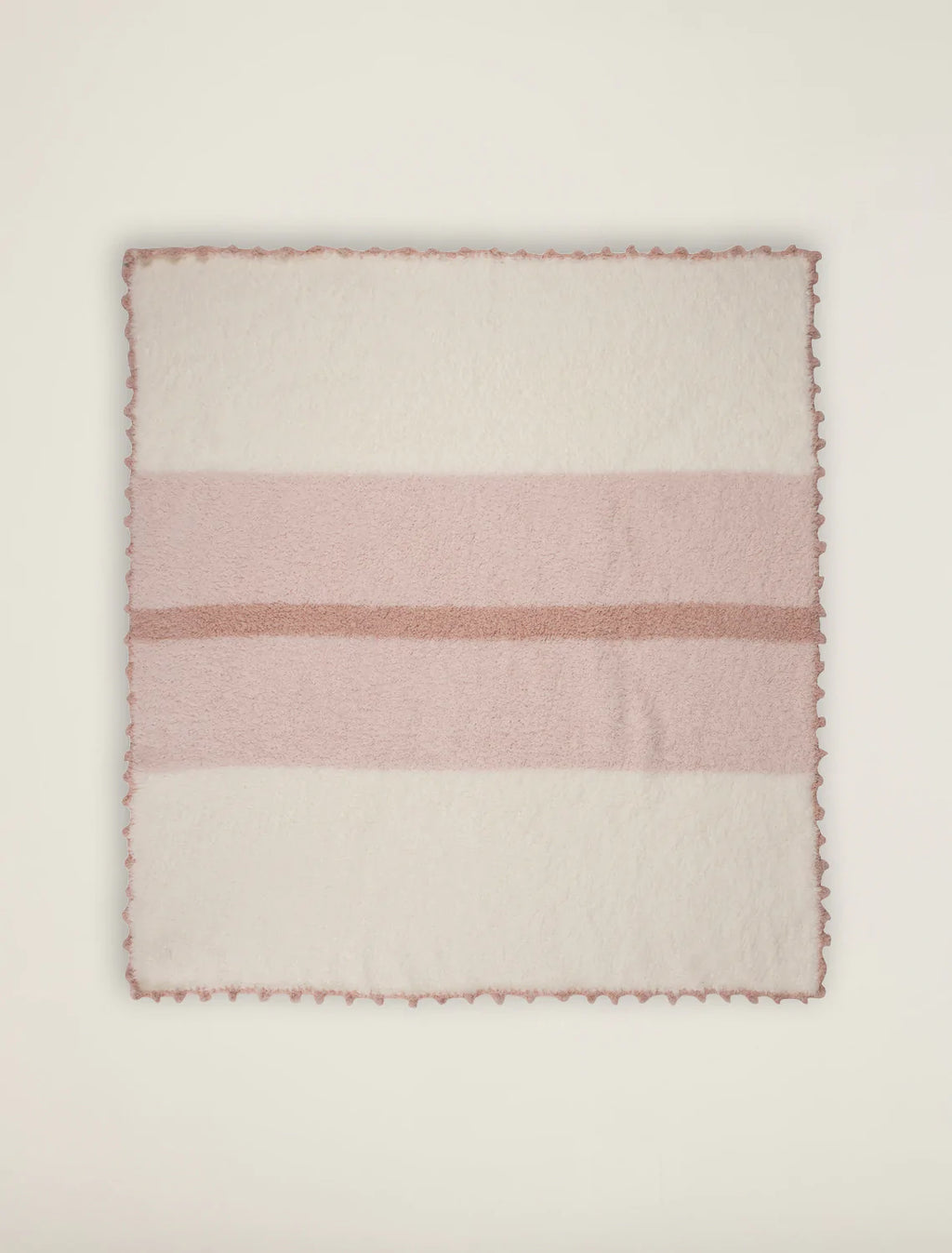 Barefoot Dreams CozyChic Striped Receiving Blanket Pink Baby Go Round Inc