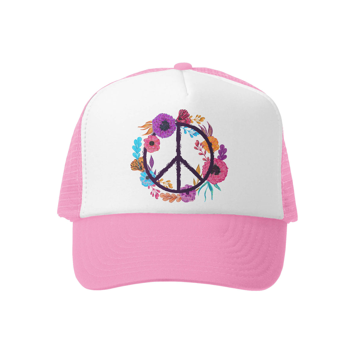 Grom Squad Trucker Hat - Boho Peace