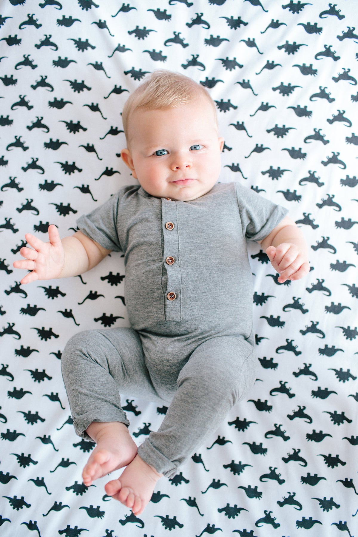 Copper Pearl Cotton Fitted Crib Sheet - Wild