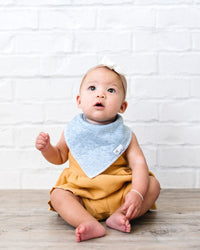 Copper Pearl Baby Bandana Bibs - Lennon
