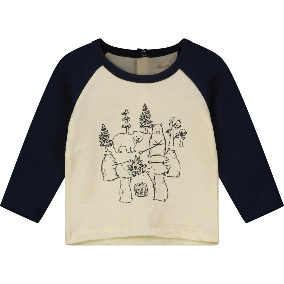 Ettie + H Ruan T-Shirt | Cream Bears