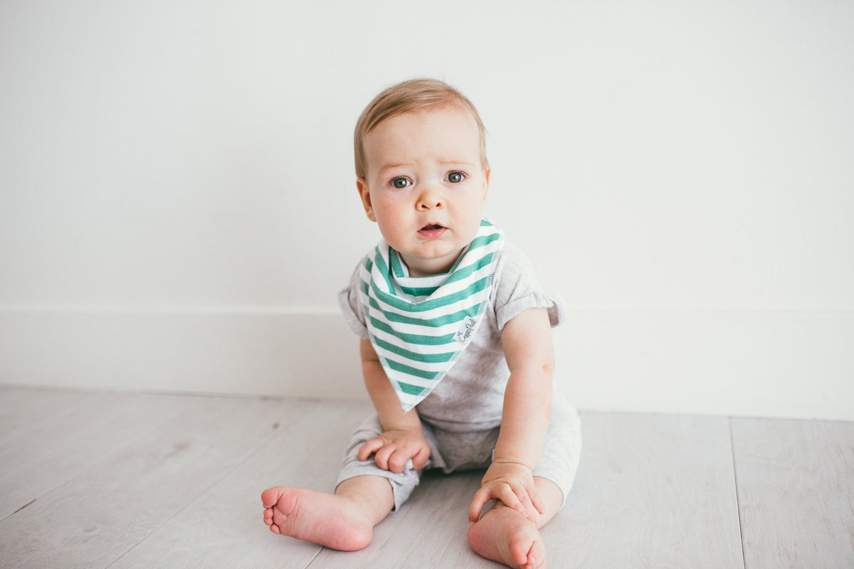 Baby Bandana Bibs - Oxford - Copper Pearl - 4