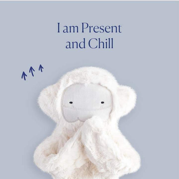 Slumberkins- Yeti Snuggler and book set- Mindfulness Collection