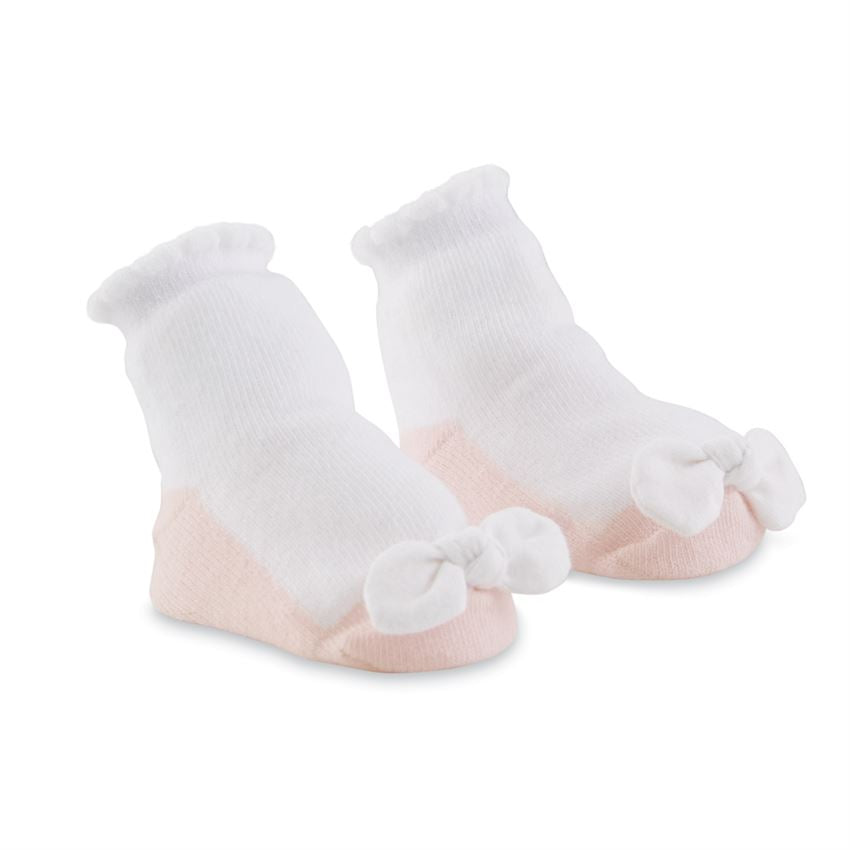 Mudpie Pink Ballet Baby Socks