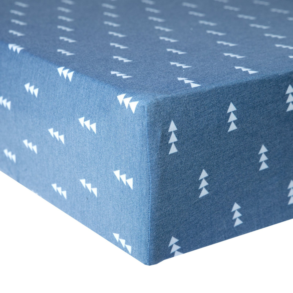 Copper Pearl Cotton Fitted Crib Sheet - North