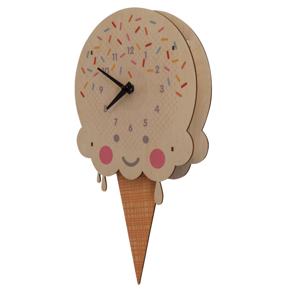 Modern Moose Pendulum Clock - Ice Cream