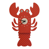Modern Moose Pendulum Clock - Lobster