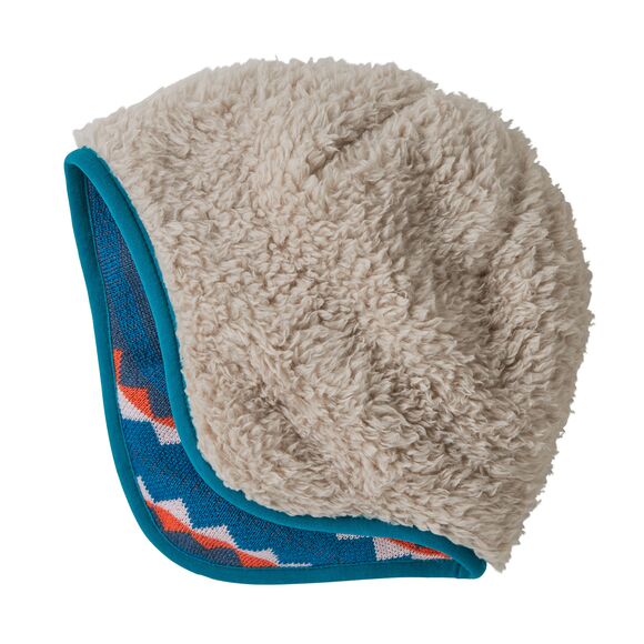 Patagonia Baby Reversible Beanie | Diamond Stripe: Marble Pink