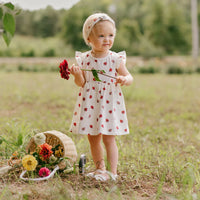 Petit Lem-Lady Bugs Jersey Bodysuit Dress