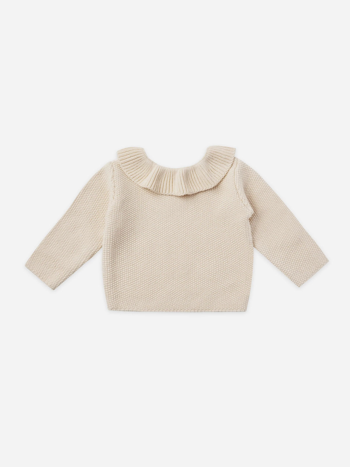 Quincy Mae Ruffle Collar Knit Sweater