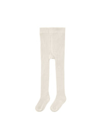 Quincy Mae Solid Ribbed Tights