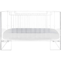 Nursery Works Vetro Crib Clear Acrylic