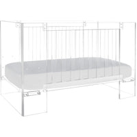 Nursery Works Vetro Crib Clear Acrylic