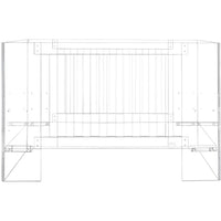 Nursery Works Vetro Crib Clear Acrylic