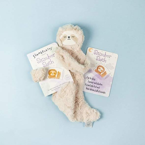Slumberkins Slumber Sloth Snuggler and Book Set- Relaxation Collection
