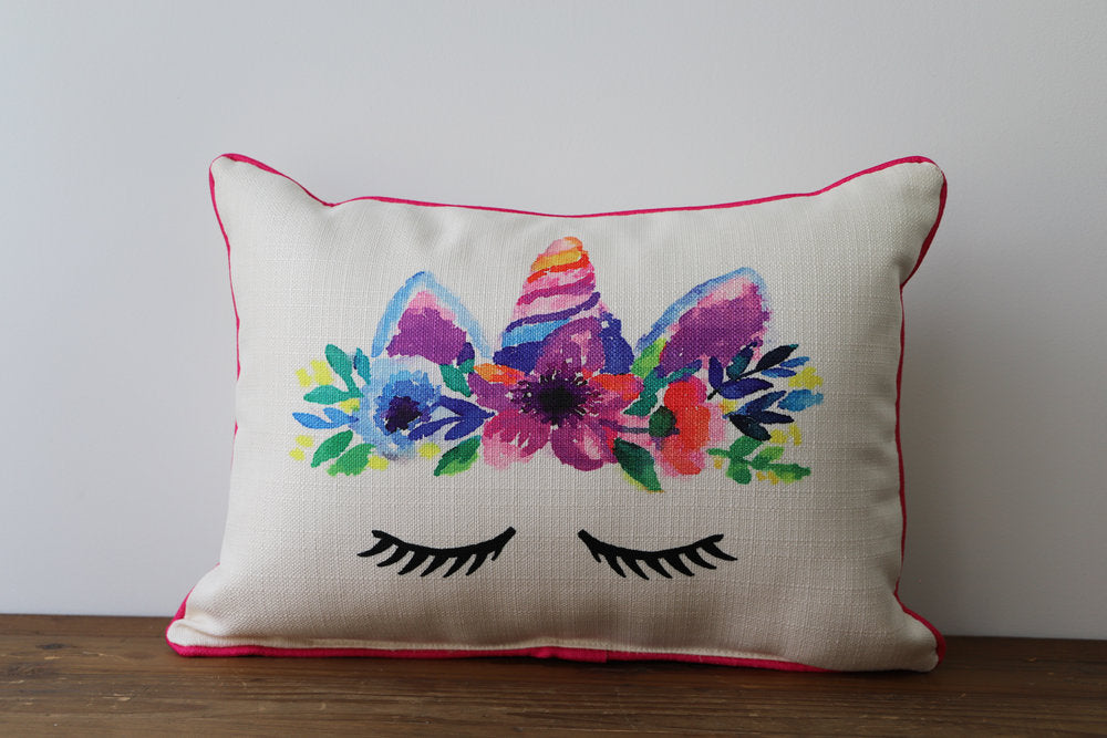 Little Birdie Arts Unicorn Pillow