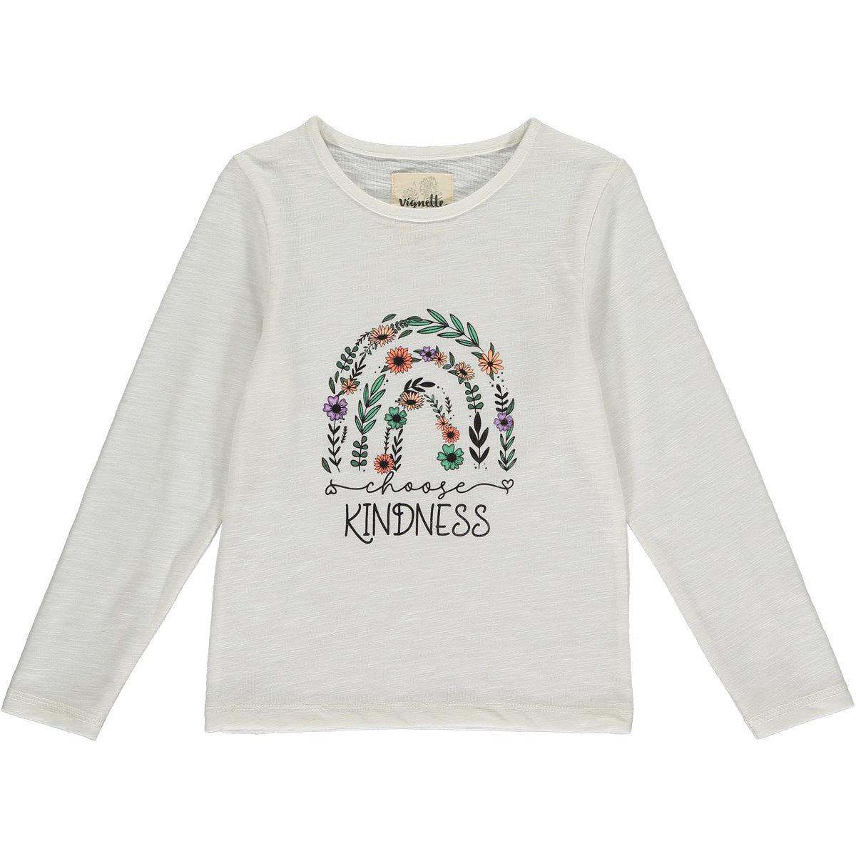 Vignette Charlie Graphic Tee | Floral Rainbow