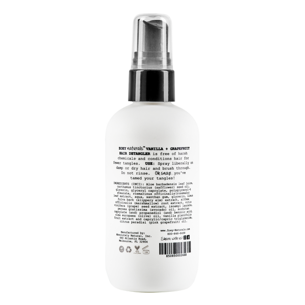 Zoey Naturals Vanilla Grapefruit Detangler