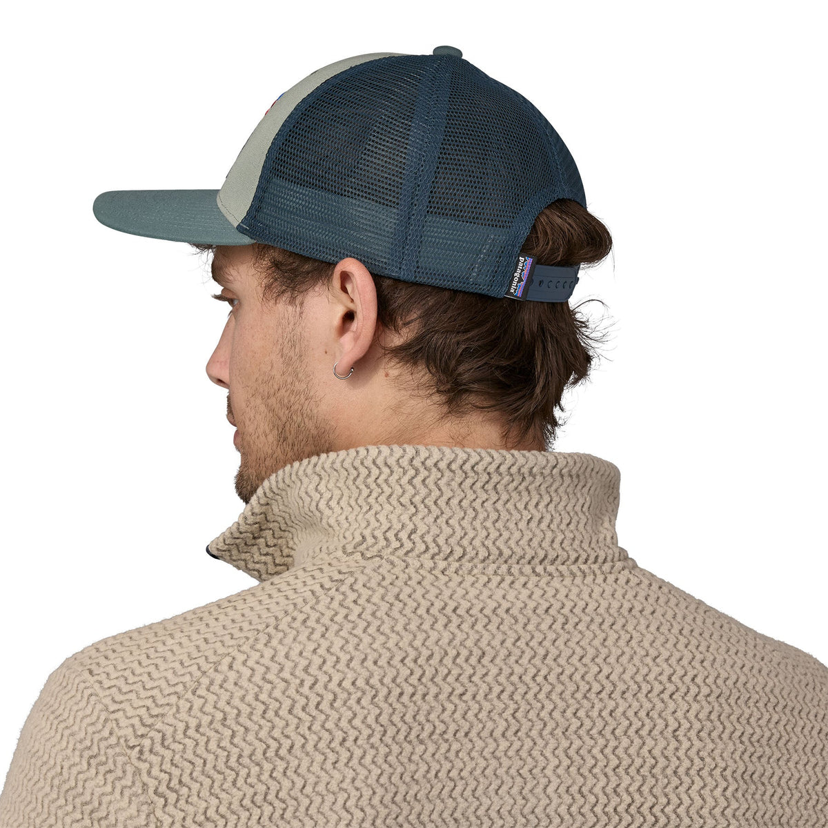 Patagonia Line Logo Ridge LoPro Trucker Hat | Sleet Green