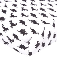 Copper Pearl Cotton Fitted Crib Sheet - Wild