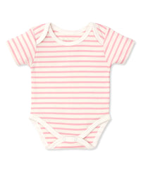 Kissy Love Basics Stripes Short Sleeve Bodysuit Navy or Pink