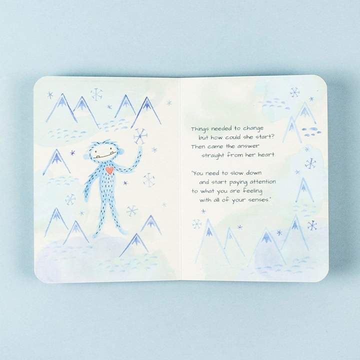 Slumberkins- Yeti Snuggler and book set- Mindfulness Collection