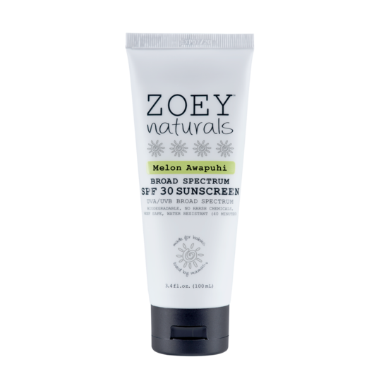 Zoey Naturals SPF 30 Melon Awapuhi 3.4 oz.