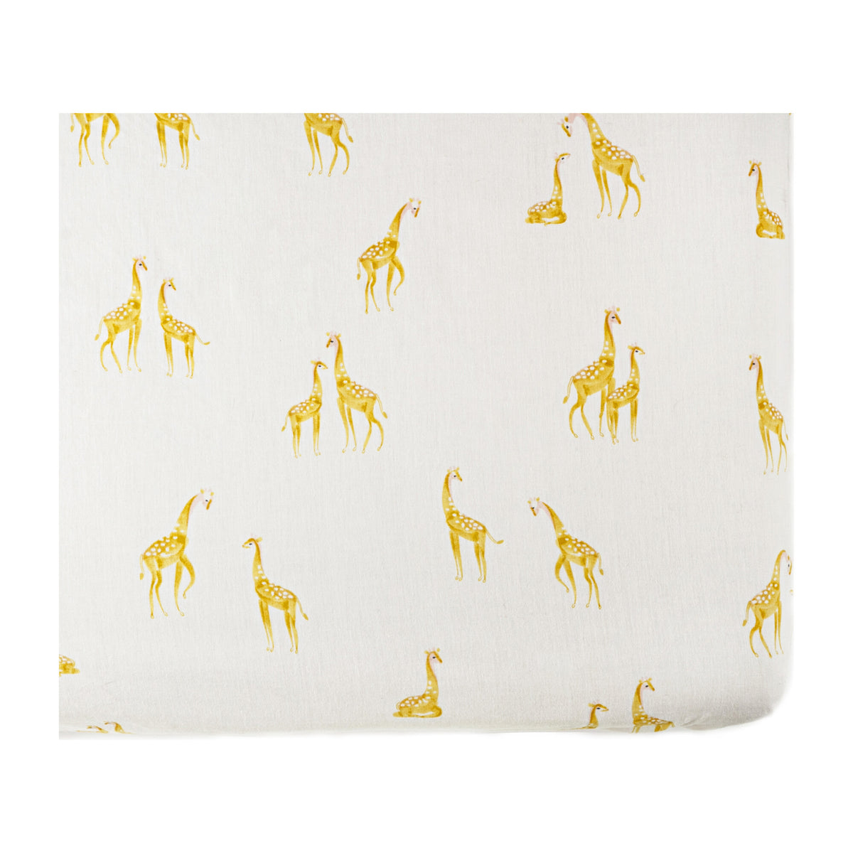 Pehr Follow Me Crib Sheet- Giraffe