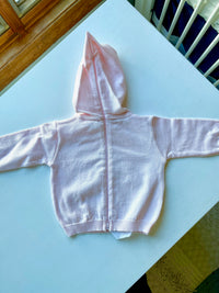 Carriage Boutique Zip Back Sweater - Pink Lobster