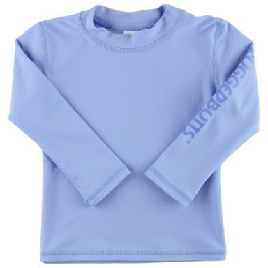 RuggedButts Long Sleeve Logo Rash Guard | Periwinkle Blue