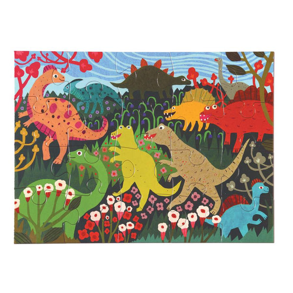 eeBoo Dinosaur Meadow 20 Pc Puzzle