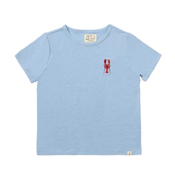 Me & Henry Marine Embroidered Tee | Blue Lobster