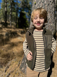 Me & Henry Gilt Sherpa Vest