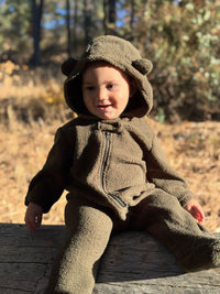 Me & Henry Arctic Sherpa Romper