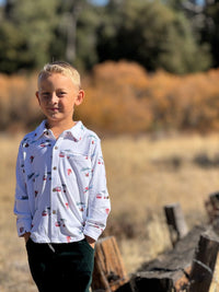 Me & Henry Atwood Shirt- Ski Scene