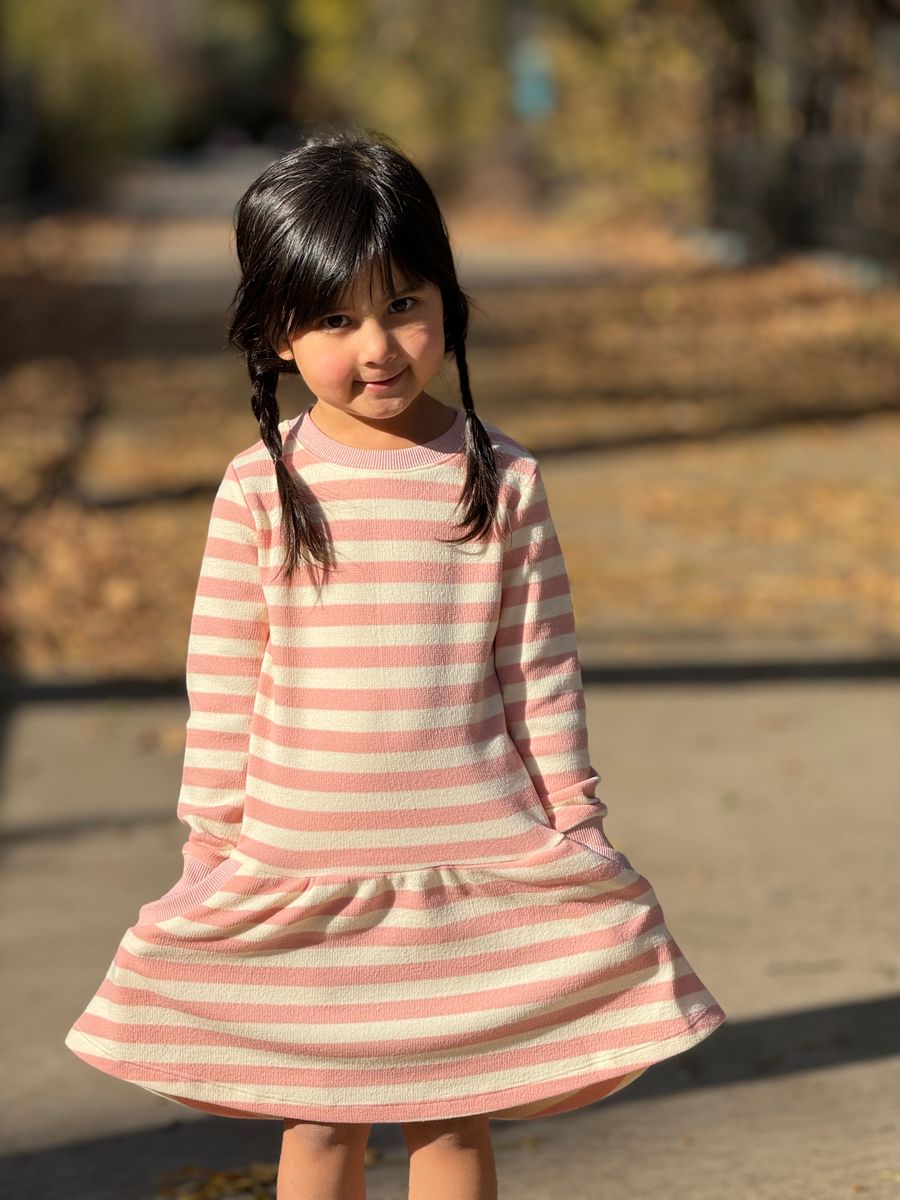 Vignette Lara Dress- Pink Stripe