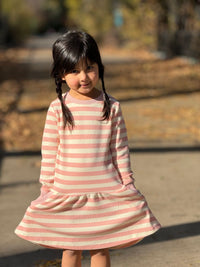 Vignette Lara Dress- Pink Stripe