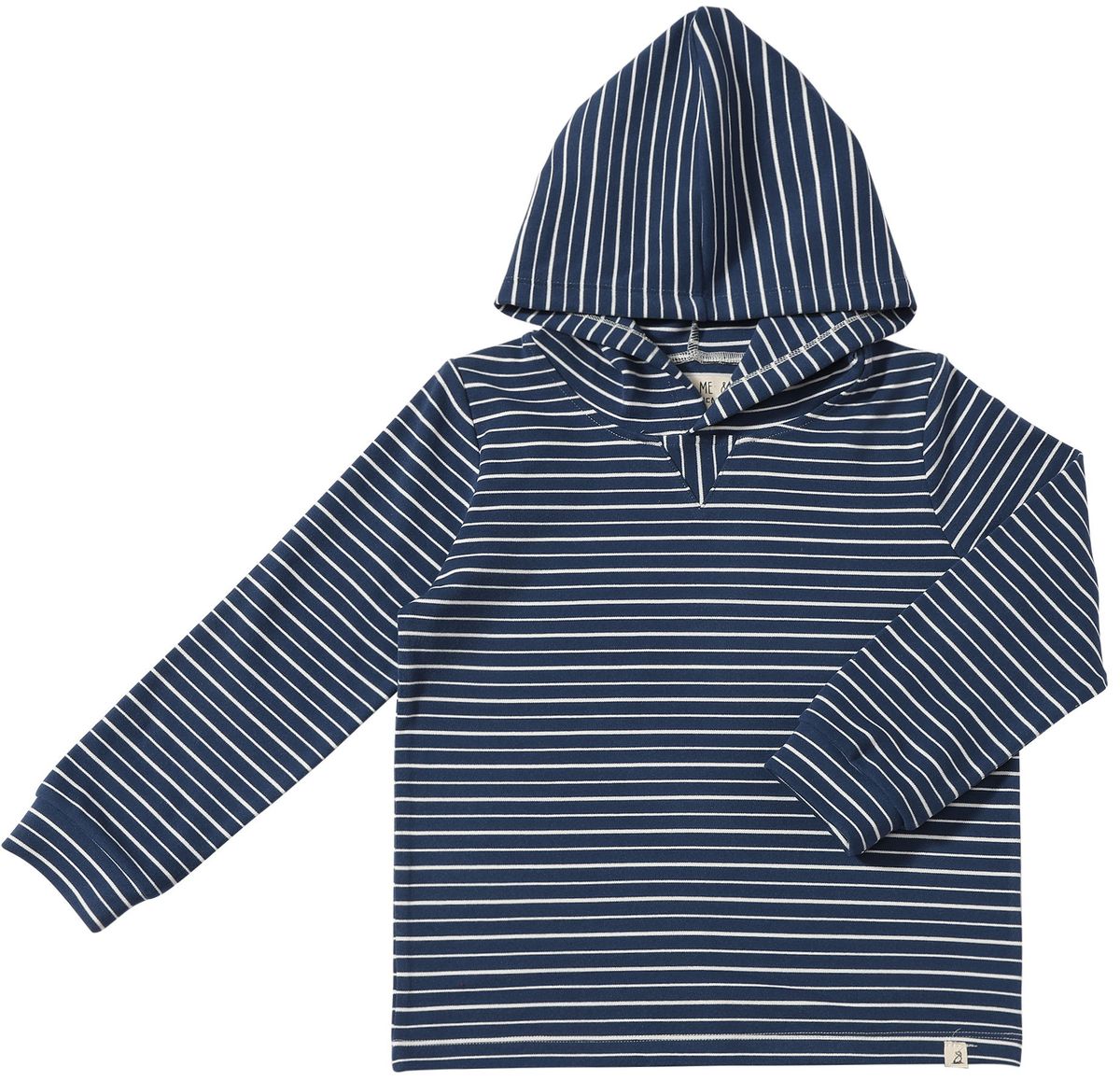 Me and Henry Roger Hooded Top Navy and White Pull Over