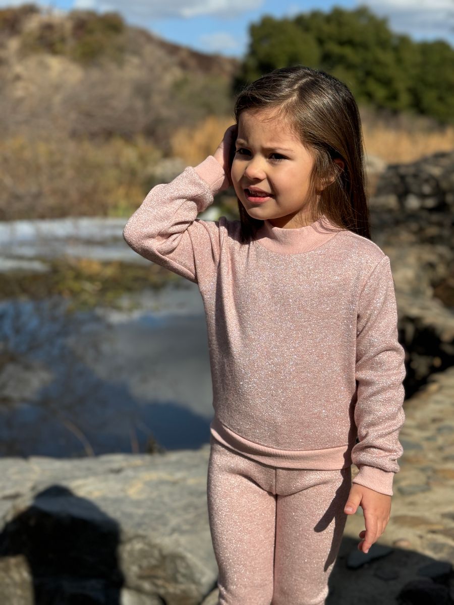 Vignette Kathleen Leggings- Rose Sparkle