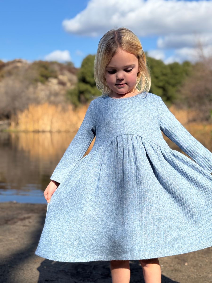 Vignette Charlotte Dress- Blue
