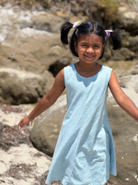 Vignette Pippa Dress- Blue Stripe