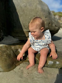 VIgnette Ellie Set- Navy Sailboats