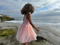 Vignette Kaia Dress- Pink Floral with Tulle