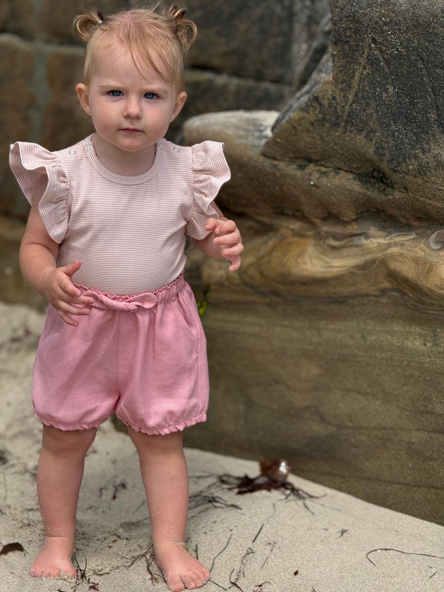 Vignette Wren Onesies Triple Pack- Pink Hues