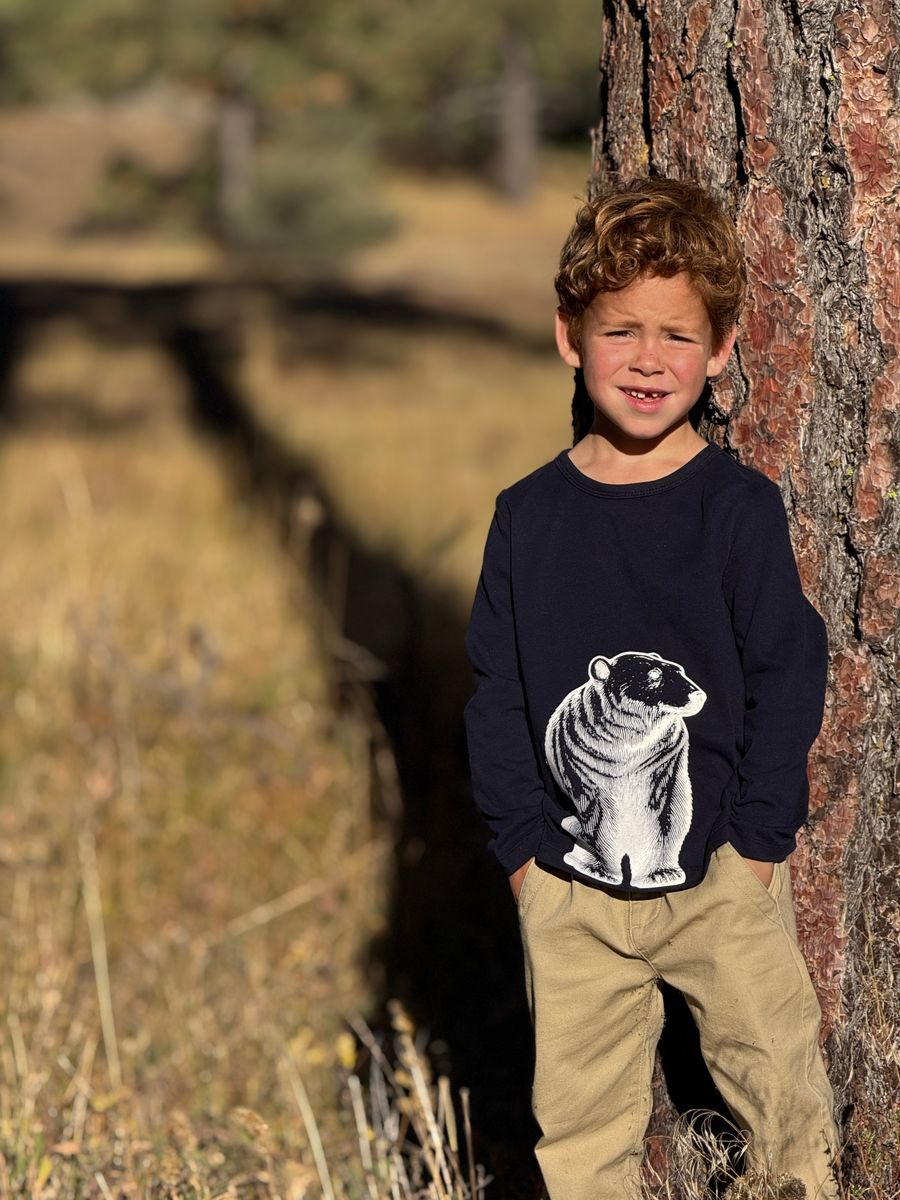 Me & Henry Cherokee Printed Tee- Polar Bear