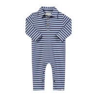 Me & Henry Snuggle Cosy Fabric Polo Romper