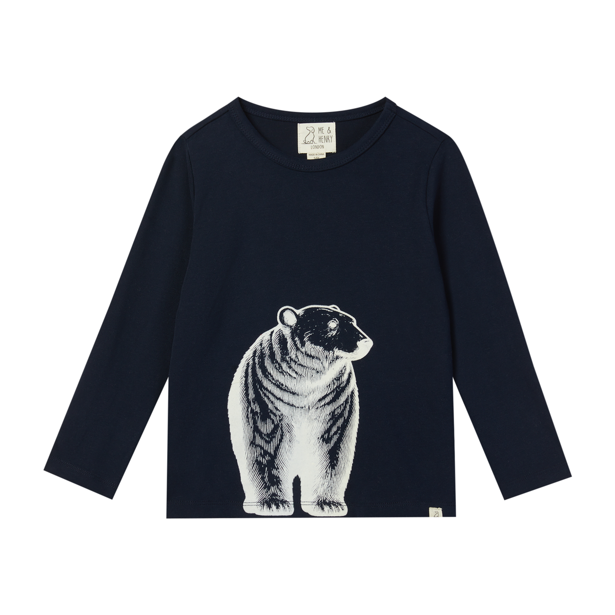 Me & Henry Cherokee Printed Tee- Polar Bear