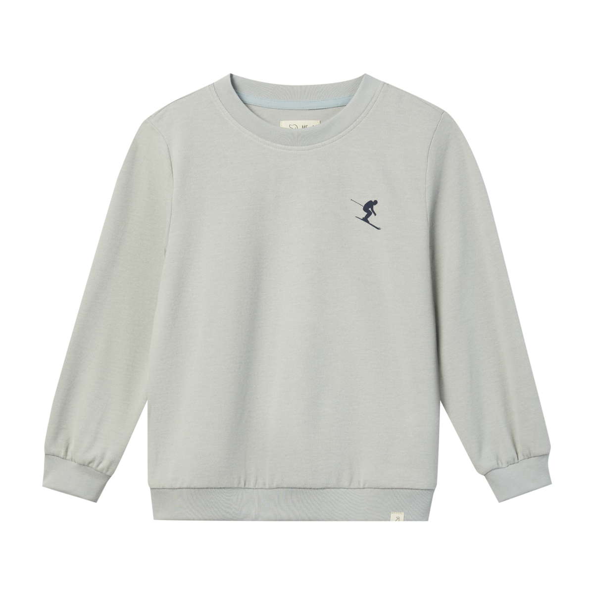 Me & Henry Jester Back Grey Ski Print Sweatshirt